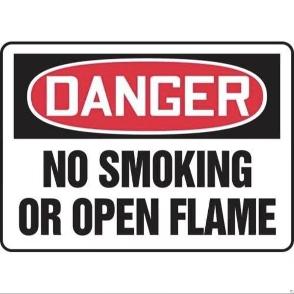 Accuform OSHA DANGER SAFETY SIGN NO SMOKING FRMSMK120XP FRMSMK120XP - main